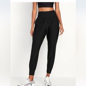 Old Navy Active High-Rise Black Joggers